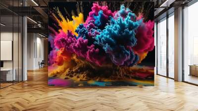 Colorful Explosion Wall mural