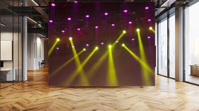 stage lights colorful Wall mural