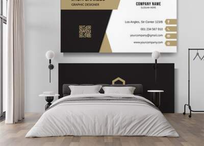 Luxury and elegant business card Wall mural