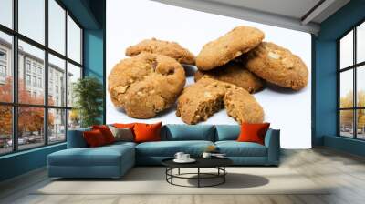 Homemade Chocolate Chip Pecan Cookies Wall mural