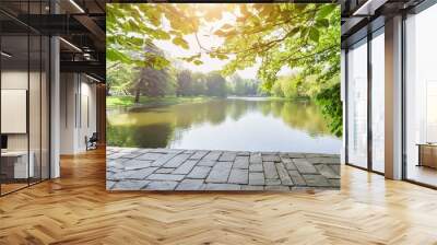 The beautiful natural scenery can be used as a place to relax Wall mural