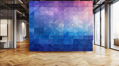 Abstract gradient background with mosaic tile patterns Wall mural