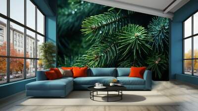 Pine tree Pine cones Wall mural