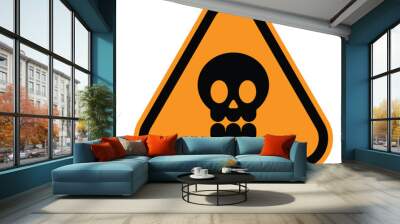 Warning Icon Wall mural