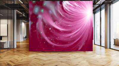 abstract modern background with fractal shapes Wall mural