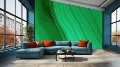 Elegant Green Gradient Background for Designs Wall mural