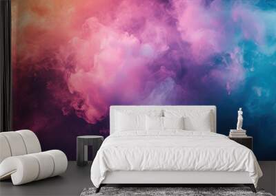 Gradient smoke texture modern background Wall mural