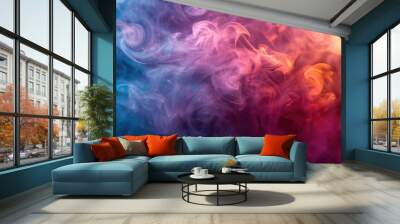 Gradient smoke texture modern background Wall mural