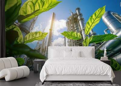 The Factory and Nature Wall mural