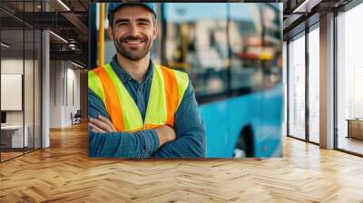 The Professional Bus Driver Wall mural