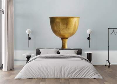 Sacred chalice in serene light, symbolizing divine grace and spirituality Wall mural