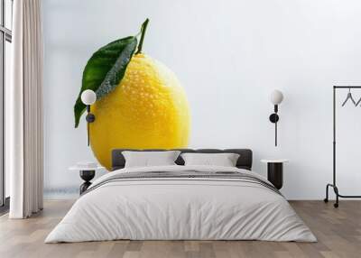 Serene silhouette of a lemon Wall mural