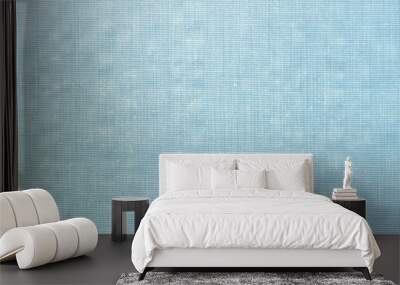 Background of light blue fabric. The background of the canvas. Wall mural