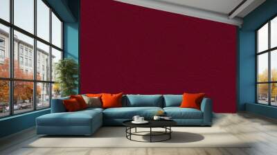 Colored  skin texture, natural or faux maroon leather background, closeup. Wall mural