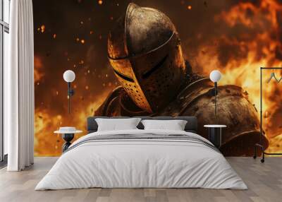 knight in armour Wall mural