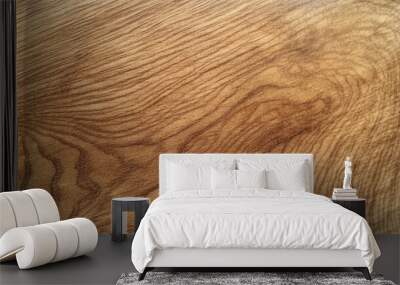 Smooth polished wood texture with faint grains Wall mural