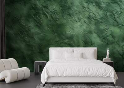 Abstract green textured wall background. Wall mural