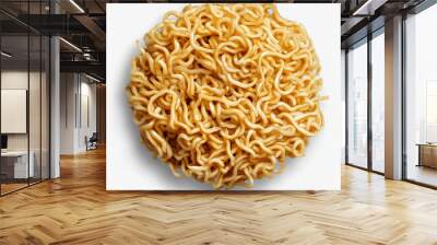 Pure instant noodle on the plate Wall mural