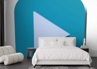 3d render icon arrow set Wall mural