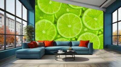 Lime Background Wall mural