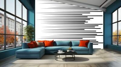 Speed lines Flying particles Seamless pattern Wall mural