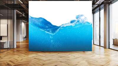 clear water wave isolated Wall mural