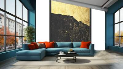 3D wall art, paintings with gold leaf Wall mural