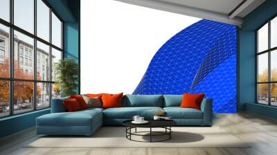 Architectural drawing. Geometric background Wall mural