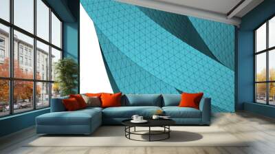 Architectural drawing. Geometric background Wall mural