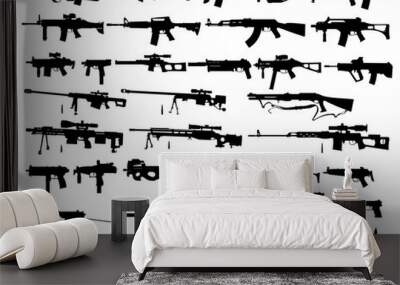 weapon vector pack Wall mural