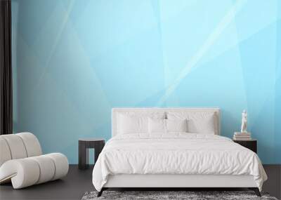 Abstract blue on light blue background modern design. Vector illustration EPS 10. Wall mural