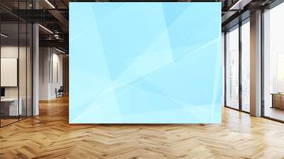 Abstract blue on light blue background modern design. Vector illustration EPS 10. Wall mural