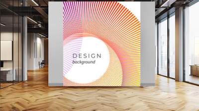 Business templates for elegant presentation. Easy editable vector EPS 10 layout. design brochure horizontal format advertising, for new product newsletters, technology graphics, report firm, flyer Wall mural