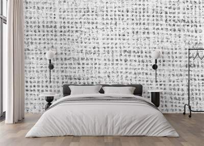 Natural linen material textile canvas texture background Wall mural