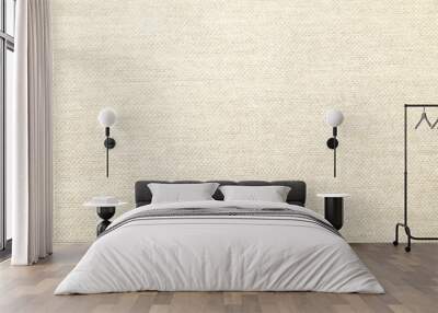 Natural linen material textile canvas texture background Wall mural