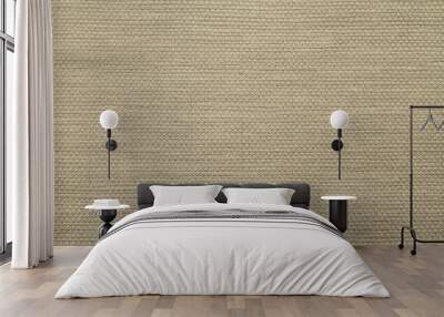 Natural linen material textile canvas texture background Wall mural