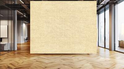 Natural linen material textile canvas texture background Wall mural