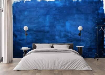 blue abstract background Wall mural