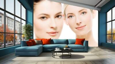 two beautiful women Wall mural