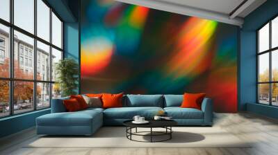 unusual colorful abstract background, digital photo Wall mural