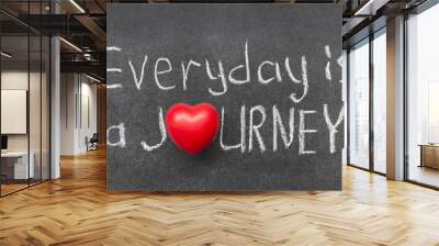 everyday is journey Wall mural