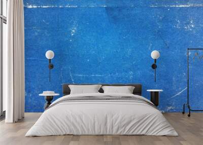 grunge blue paper Wall mural