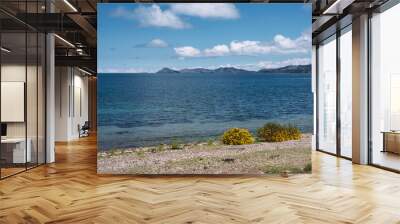 lake Titicaca by sunny day Wall mural