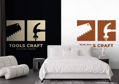 tools kit services logo design vector graphic symbol icon illustration creative idea Wall mural