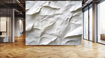 Crumpled Paper Texture Wall mural