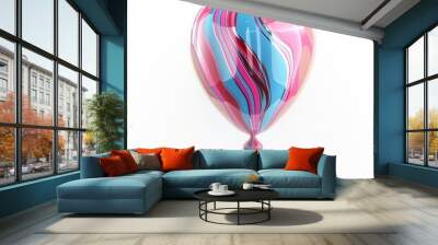 Balloon on white background. 3d render
 Wall mural