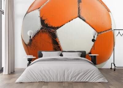 soccer ball. 3D Realistic
 Wall mural