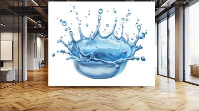 water splash. transparent background
 Wall mural