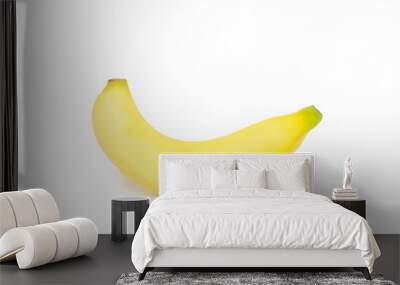 Fresh banana isolated on white background Wall mural