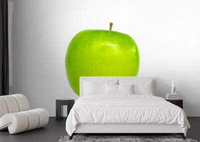 Green apple fresh isolated on white background Wall mural